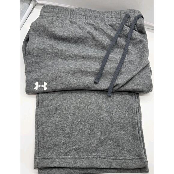 Under Armour Other - Under Armour UA Fleece Heathered Gray Mens Lightweight Pull-on Pants sz 5XL ATHL